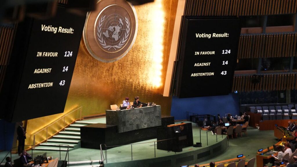 Argentina rejects UN vote demanding end to 'unlawful' Israeli occupation of Palestinian territories