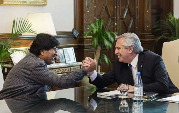 Evo's refugee status revoked in Argentina