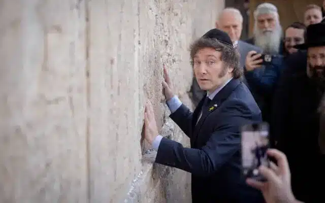 Argentina’s Milei wins ‘Jewish Nobel’ for Israel support, in break with tradition